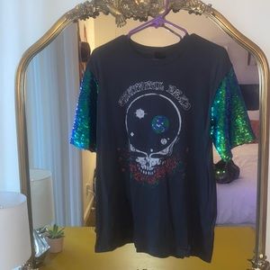 Grateful Dead sequin tee